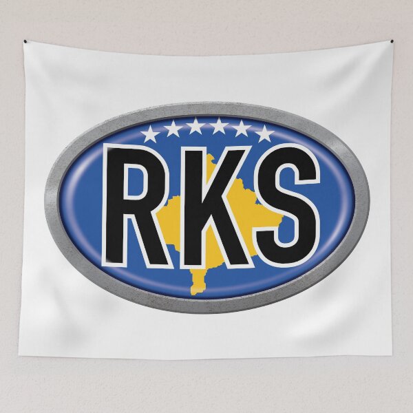 Item preview, Kosovo International Vehicle Code Metal Plate designed and sold by travelwitheric.