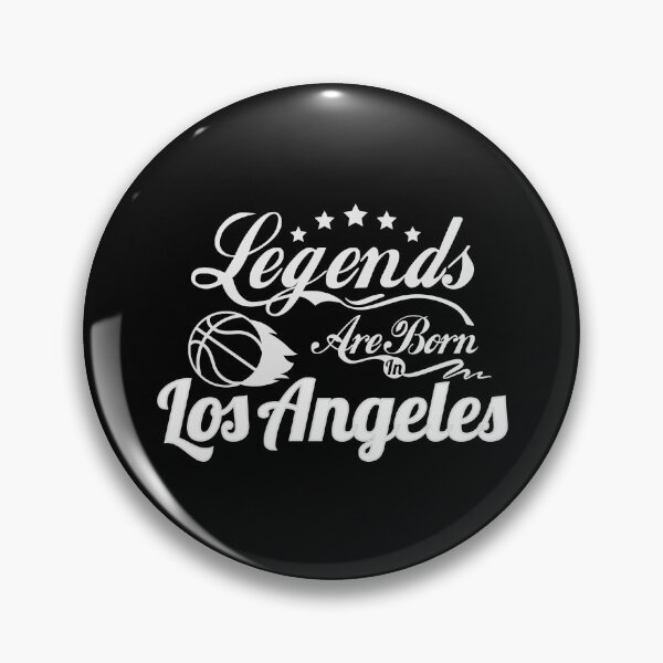 Item preview, Legends Are Born In Los Angeles , Basketball West Coast fan retro vintage gift designed and sold by lamjar-art.