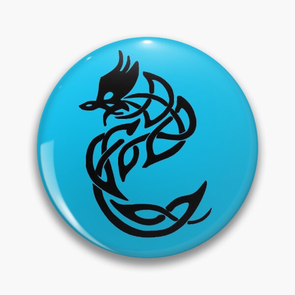 Item preview, Tattoo Style Black Dragon designed and sold by Trace1234.