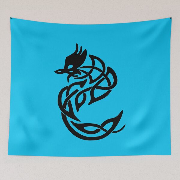 Item preview, Tattoo Style Black Dragon designed and sold by Trace1234.