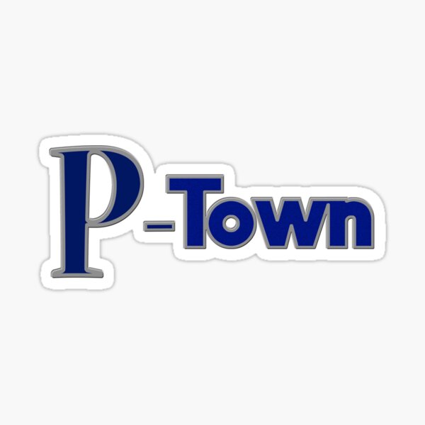 P Town or P-Town Sticker