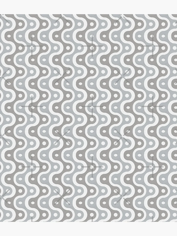 Thumbnail 3 of 3, Backpack, Microbial Life Geometric Pattern – Gray designed and sold by RoguePatterns.