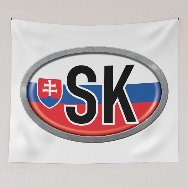 Item preview, Slovakia International Vehicle Code Metal Plate designed and sold by travelwitheric.