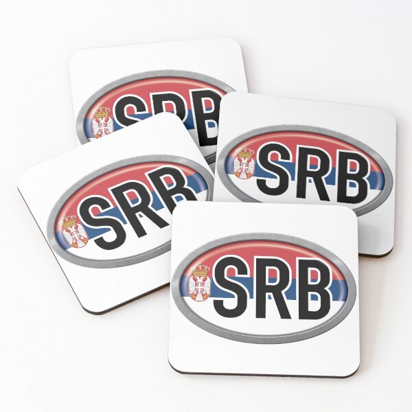 Item preview, Serbia International Vehicle Code Metal Plate designed and sold by travelwitheric.