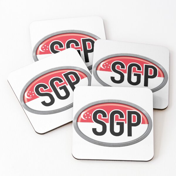 Item preview, Singapore International Vehicle Code Metal Plate designed and sold by travelwitheric.