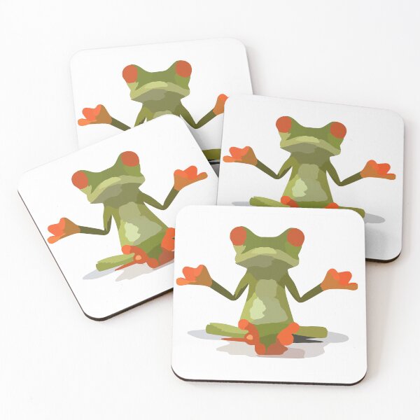 Item preview, Nice Frogs pets animals frog metitation yoga funny cartoon designed and sold by Coolstuff4you71.