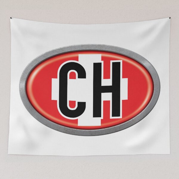 Item preview, Switzerland International Vehicle Code Metal Plate designed and sold by travelwitheric.