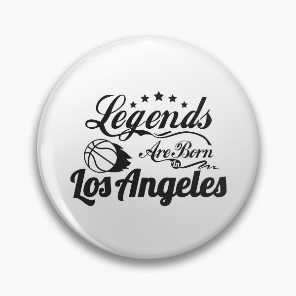 Item preview, Legends Are Born In Los Angeles , Basketball West Coast fan vintage gift designed and sold by lamjar-art.