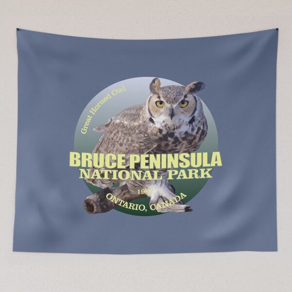 Item preview, Bruce Peninsula National Park (Great Horned Owl)(WT) designed and sold by curranmorgan.