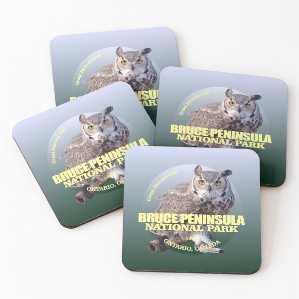 Item preview, Bruce Peninsula National Park (Great Horned Owl)(WT) designed and sold by curranmorgan.