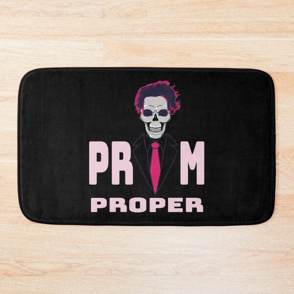 Item preview, Prim Proper smiling Skull Head with Colored Funky Hair, Glowing eyes and stylish chic suit and tie designed and sold by Bees-Honey-Gift.