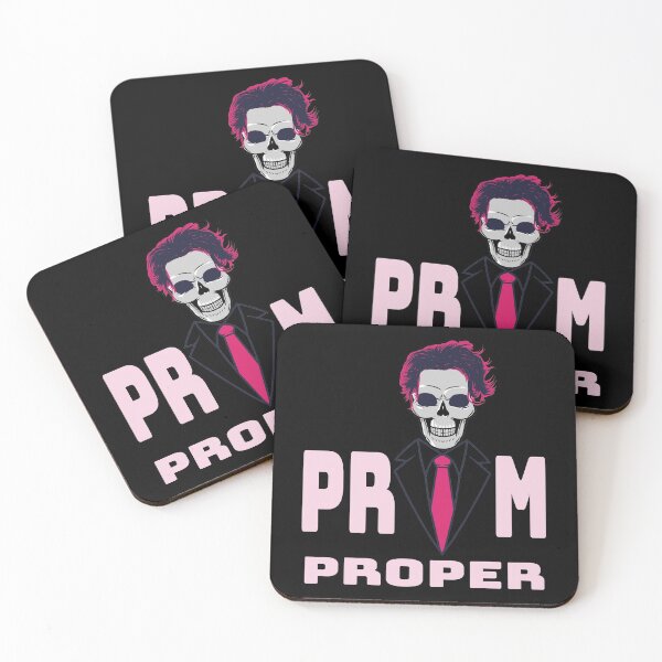 Item preview, Prim Proper smiling Skull Head with Colored Funky Hair, Glowing eyes and stylish chic suit and tie designed and sold by Bees-Honey-Gift.
