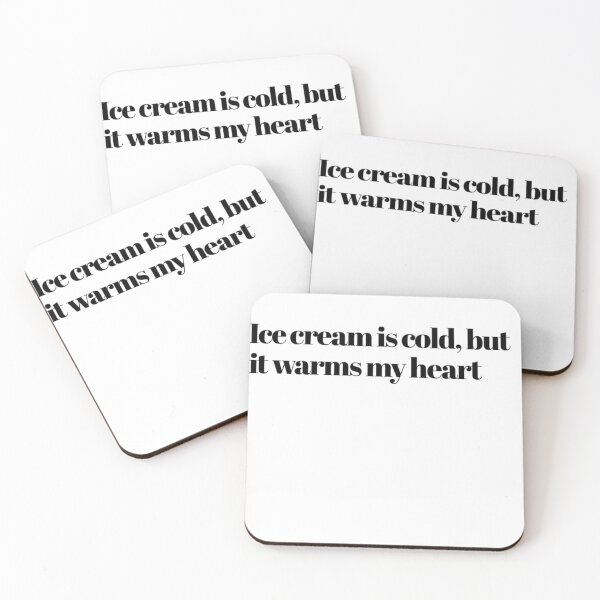 Item preview, Ice cream warms my heart! designed and sold by malkhteb.