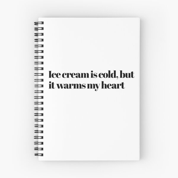 Item preview, Ice cream warms my heart! designed and sold by malkhteb.