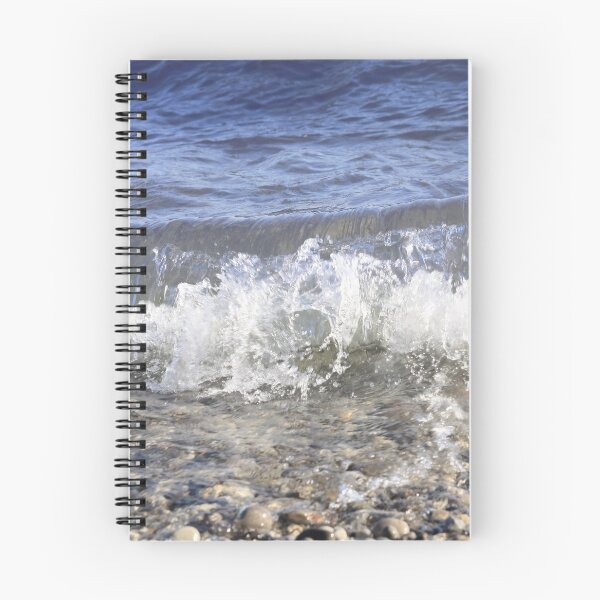 Item preview, Blue Water Waves Crashing on Rock Beach - Photograph designed and sold by MoClan-Graphics.