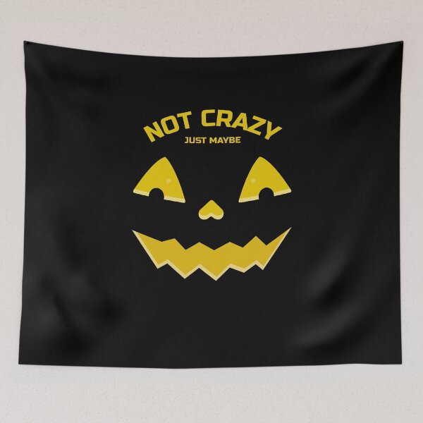 Item preview, Spooky Looking Face - Not Crazy Just Maybe designed and sold by BornByDesign.