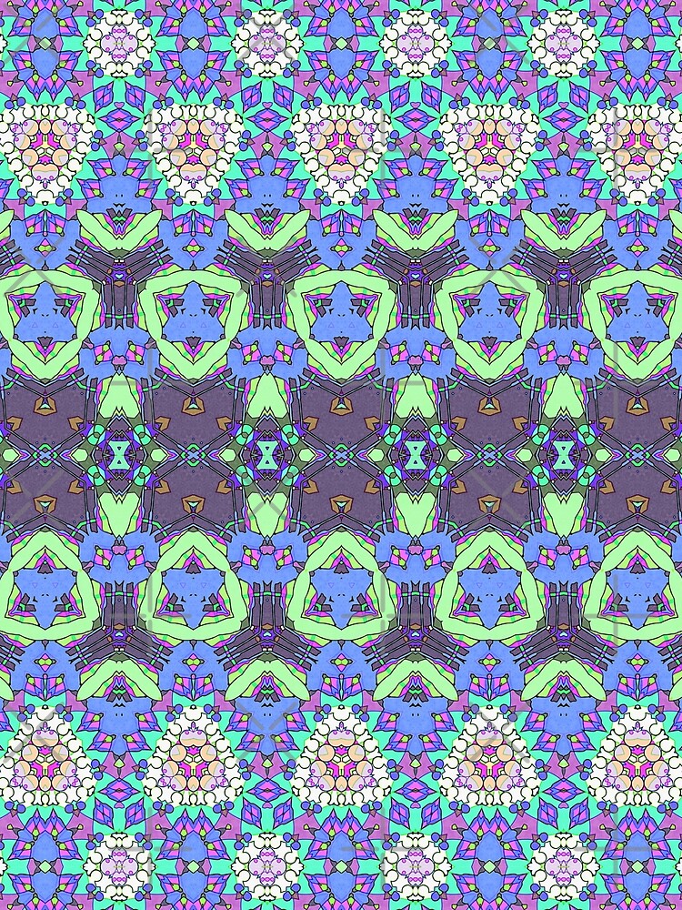 Colorful Ornate Pattern by perkinsdesigns