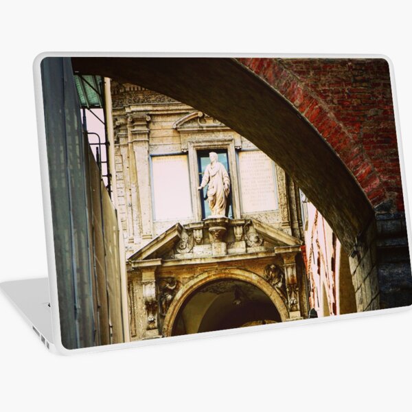 Piazza dei Mercanti, Milano, Italy Laptop Skin