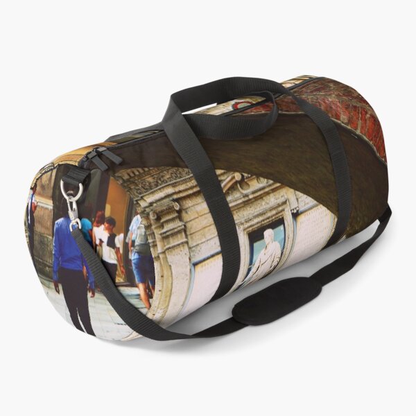 Piazza dei Mercanti, Milano, Italy Duffle Bag