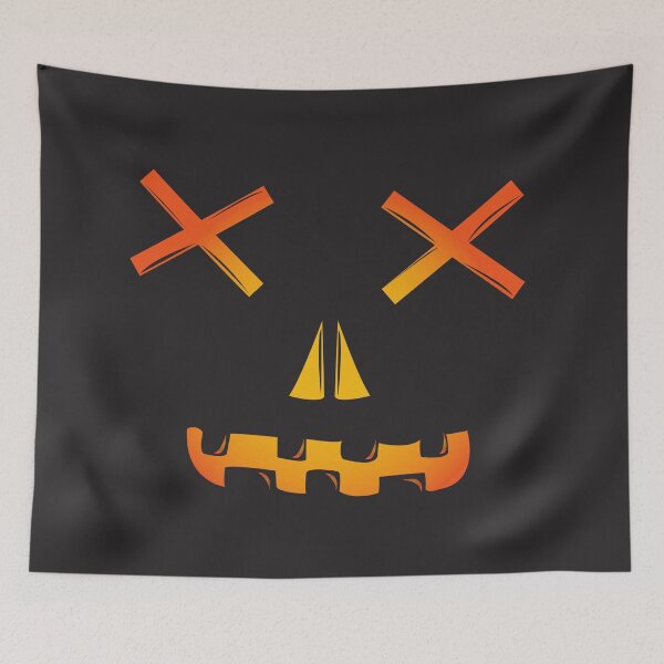 Item preview, Black Pumpkin Face designed and sold by OMdesign10.