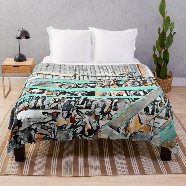 Item preview, Goats facing the green fence designed and sold by Giuseppe Cocco.