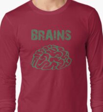 BRAINS by Zombie Ghetto Long Sleeve T-Shirt