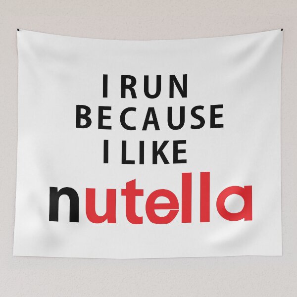 Item preview, I run because i like nutella  designed and sold by PeterSS.