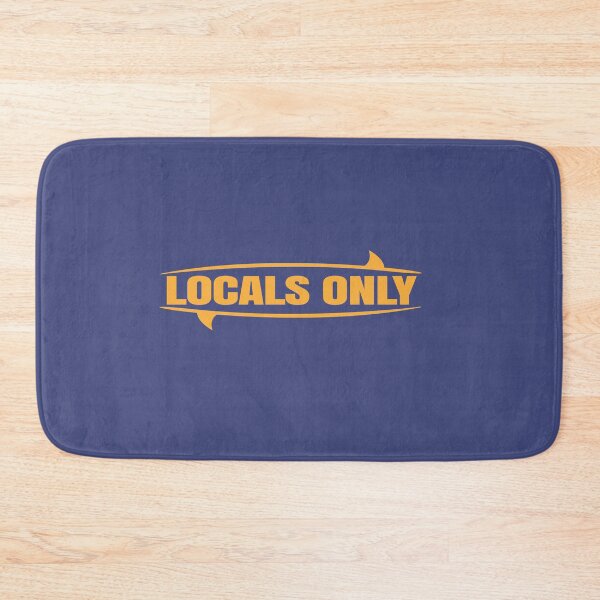 Item preview, Surf Locals Only Surfboard Shark Funny Gift Idea designed and sold by vicoli-shirts.