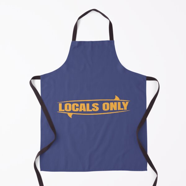 Item preview, Surf Locals Only Surfboard Shark Funny Gift Idea designed and sold by vicoli-shirts.
