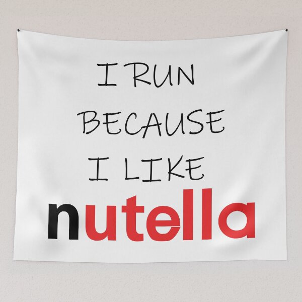 Item preview, I run because i like nutella  designed and sold by PeterSS.