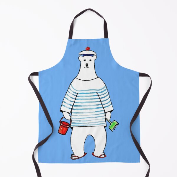 Item preview, polar bear at the beach (1) designed and sold by voicivoila.