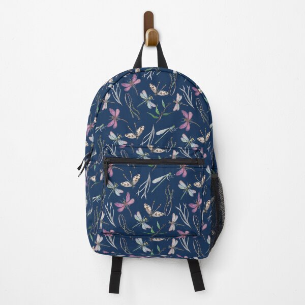 Item preview, Summer Dragonflies in Navy designed and sold by Creativedusk.