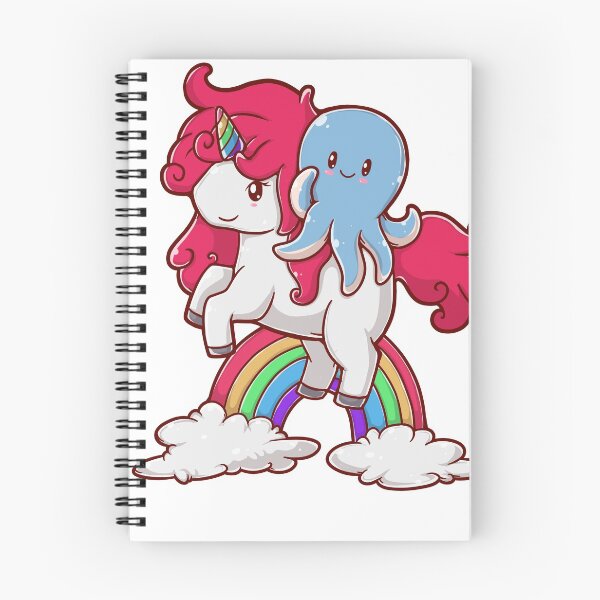 Item preview, Octopus Riding A Unicorn On A Rainbow designed and sold by Kyle Morgan.