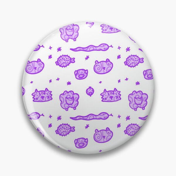 Item preview, Purple Groovy Animals designed and sold by PerpetualPanic.