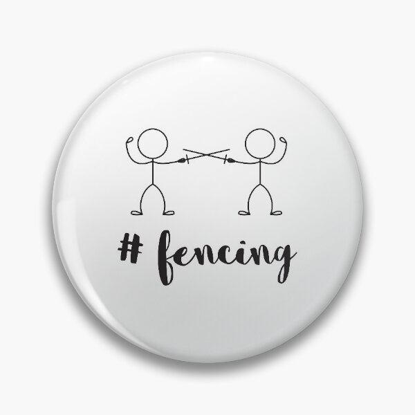 Item preview, Hashtag Fencing, With Stickmen Fencing designed and sold by 4AllTimes.
