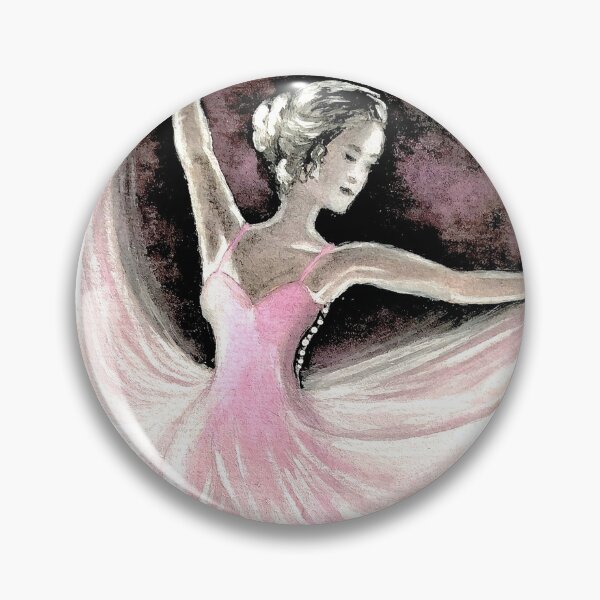 Item preview, Pink Ballerina III original watercolor painting designed and sold by GittaG74.