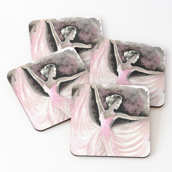 Item preview, Pink Ballerina III original watercolor painting designed and sold by GittaG74.