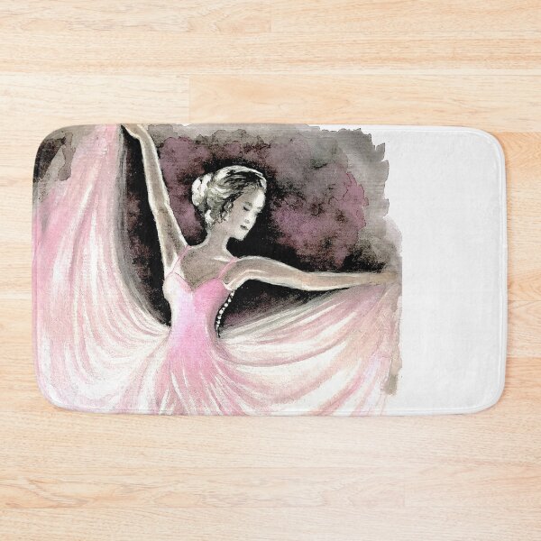 Item preview, Pink Ballerina III original watercolor painting designed and sold by GittaG74.