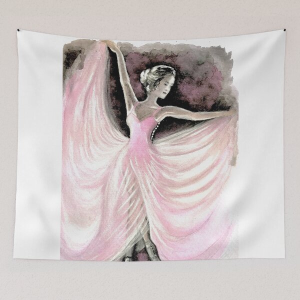 Item preview, Pink Ballerina III original watercolor painting designed and sold by GittaG74.
