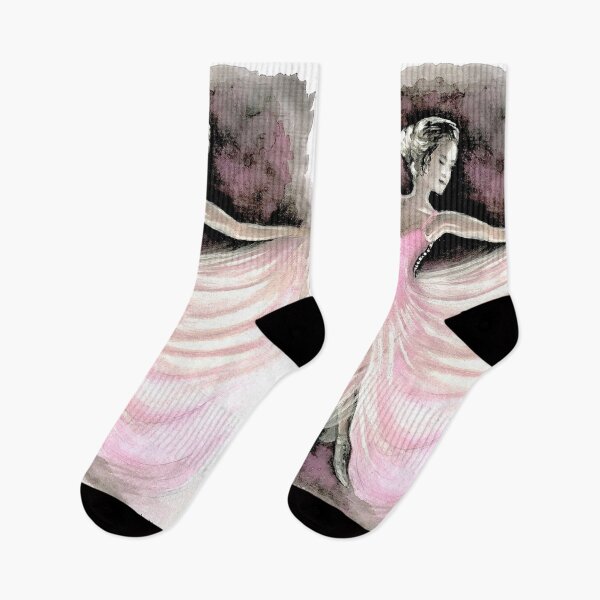 Item preview, Pink Ballerina III original watercolor painting designed and sold by GittaG74.