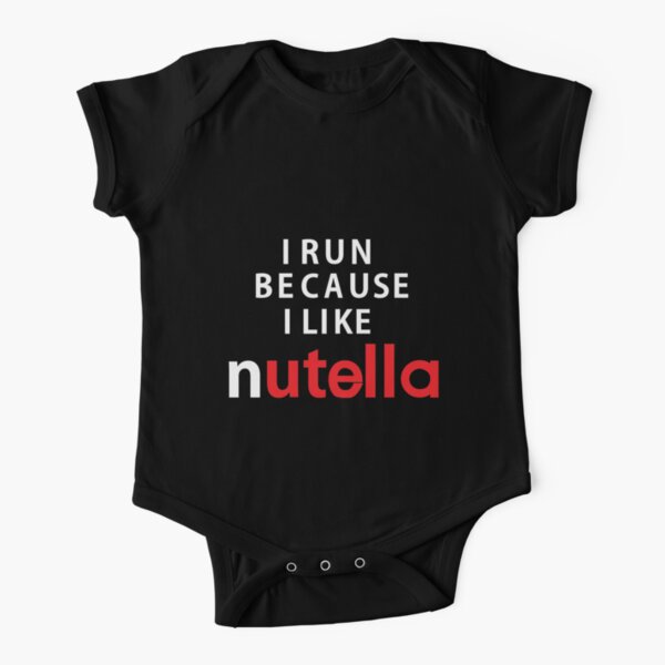 I Love Nutella Short Sleeve Baby One Piece Redbubble