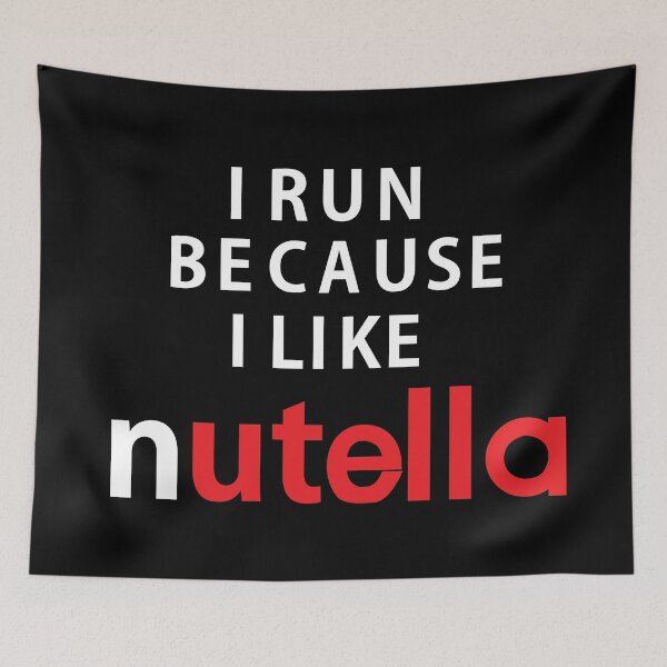 Item preview, I run because i like nutella  designed and sold by PeterSS.