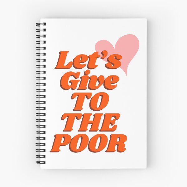 Item preview, Let’s Give To The Poor Heart Typography Message designed and sold by IBMClothing.