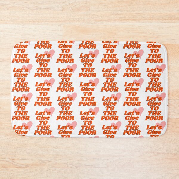 Item preview, Let’s Give To The Poor Heart Typography Message designed and sold by IBMClothing.