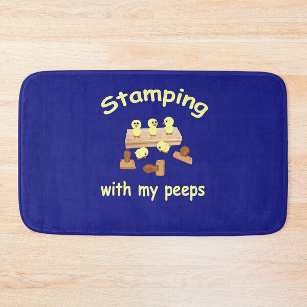 Item preview, Stamping with Peeps Spring Easter Cardmaking Card making designed and sold by Keyma.