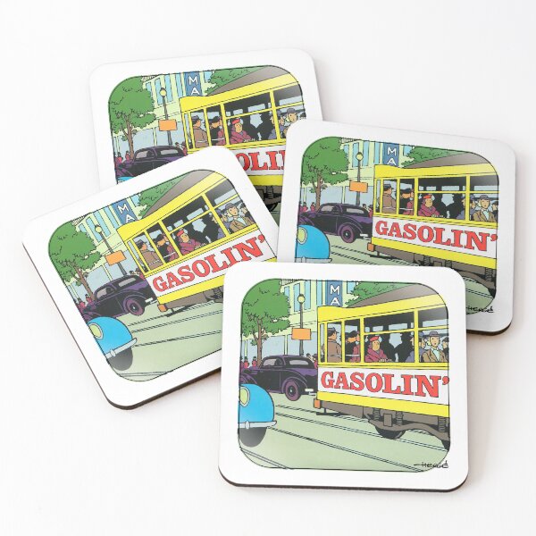 Item preview, Gasolin's første album, Hergé tegning. designed and sold by PrintPit.