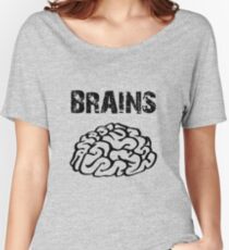 BRAINS by Zombie Ghetto Women's Relaxed Fit T-Shirt