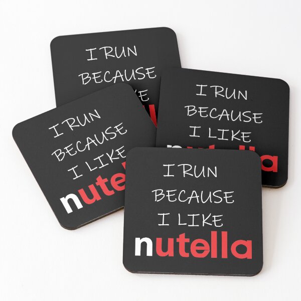 Item preview, I run because i like nutella  designed and sold by PeterSS.