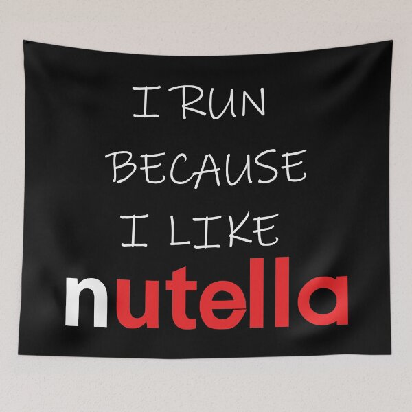 Item preview, I run because i like nutella  designed and sold by PeterSS.