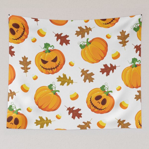 Item preview, Pumpkin Fall Halloween Seamless Repeat Pattern  designed and sold by JaneApril.